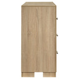 Arielle Light Oak 6-drawer Bedroom Dresser Cabinet by Coaster at Eve Furniture