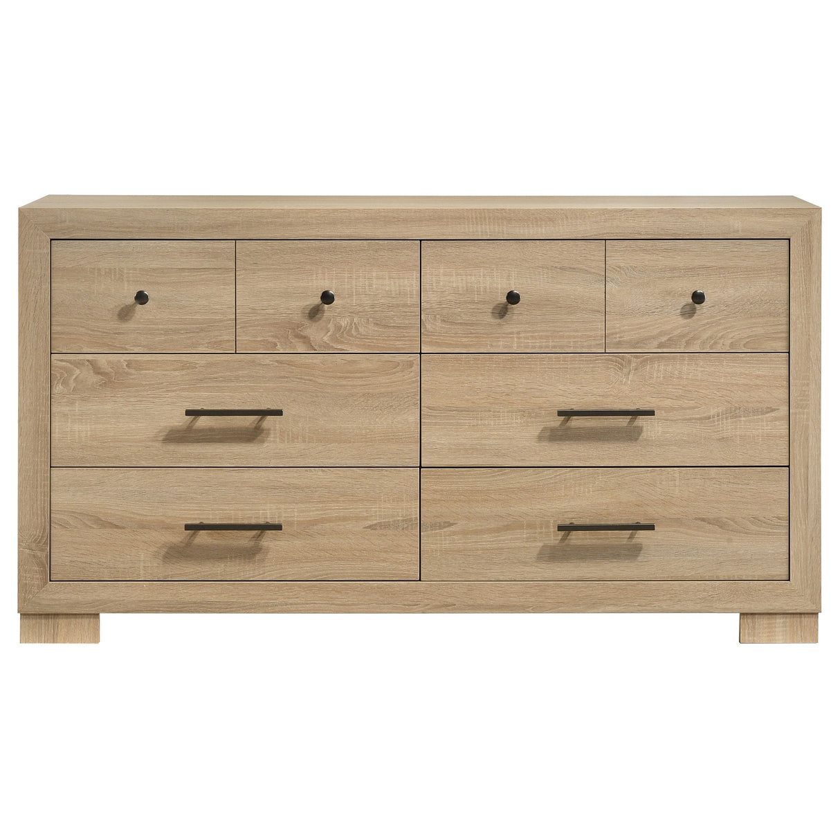 Arielle Light Oak 6-drawer Bedroom Dresser Cabinet by Coaster at Eve Furniture