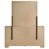 Arielle Light Oak 6-drawer Bedroom Dresser with Mirror by Coaster at Eve Furniture