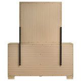 Arielle Light Oak 6-drawer Bedroom Dresser with Mirror by Coaster at Eve Furniture