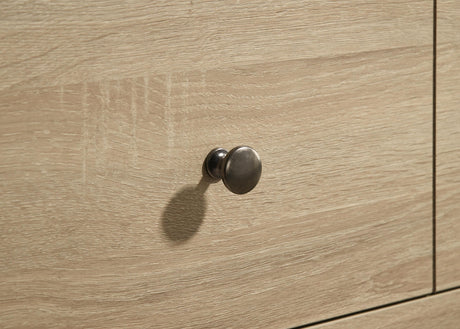 Arielle Light Oak 6-Drawer Bedroom Dresser with Mirror by Coaster at Eve Furniture