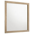 Arielle Light Oak Dresser Mirror by Coaster at Eve Furniture