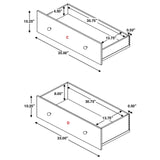 Arini 5-drawer Bedroom Chest Black by Coaster at Eve Furniture