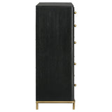 Arini 5-drawer Bedroom Chest Black by Coaster at Eve Furniture