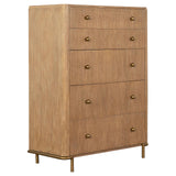 Arini Sand Wash 5-Drawer Chest