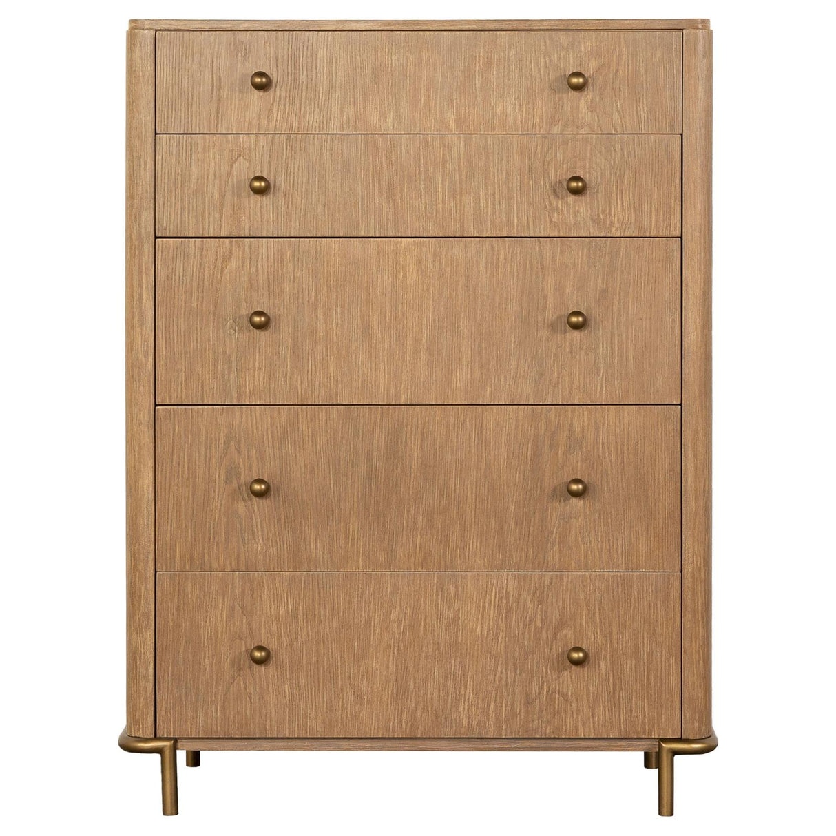 Arini Sand Wash 5-Drawer Chest