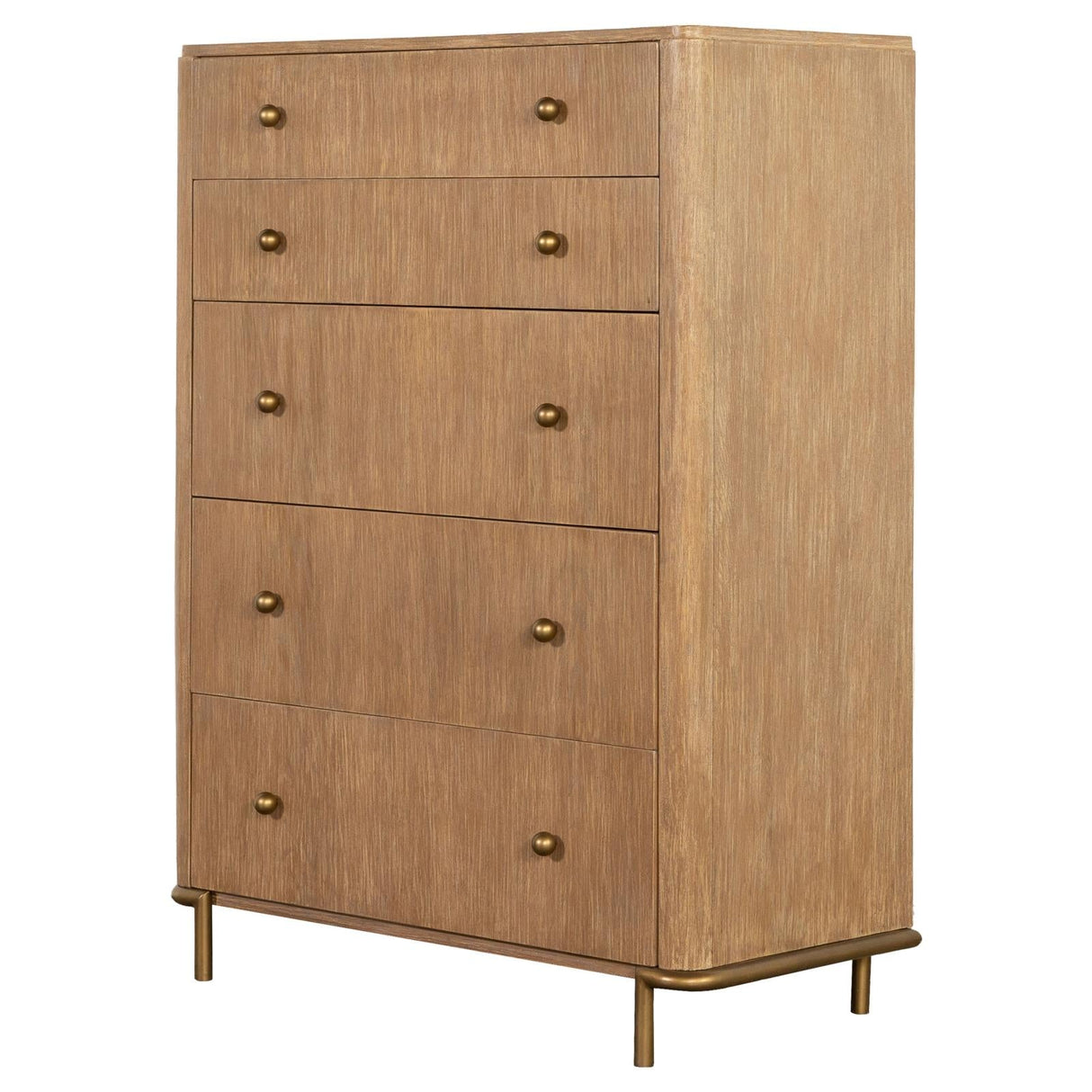 Arini Sand Wash 5-Drawer Chest