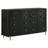 Arini 8-drawer Bedroom Dresser Black