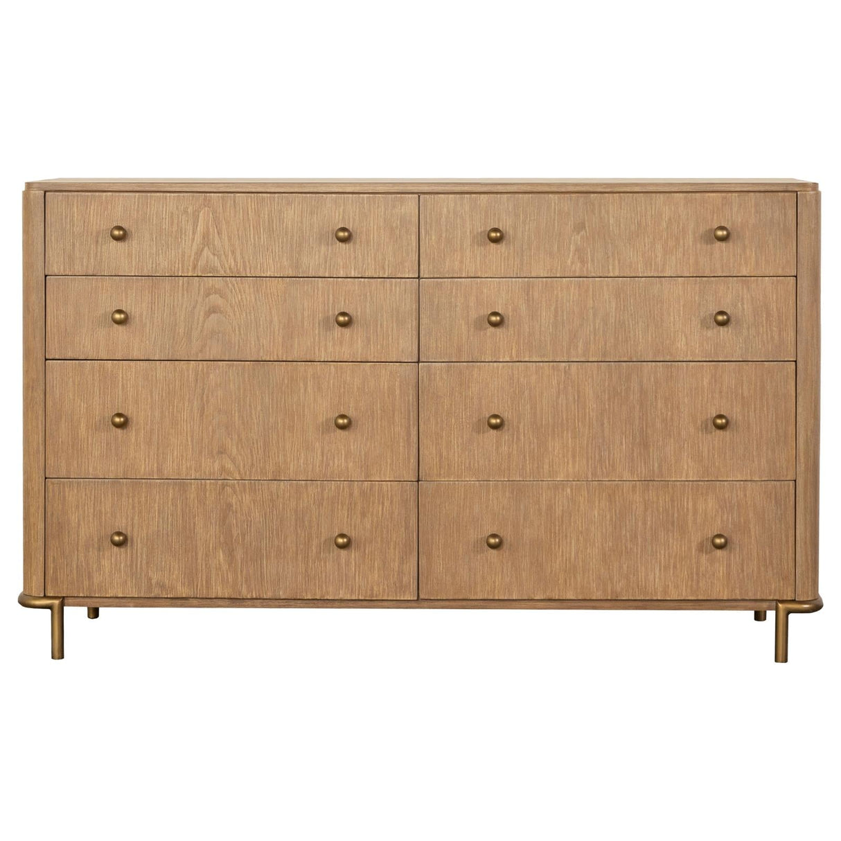 Arini Sand Wash 8-Drawer Dresser