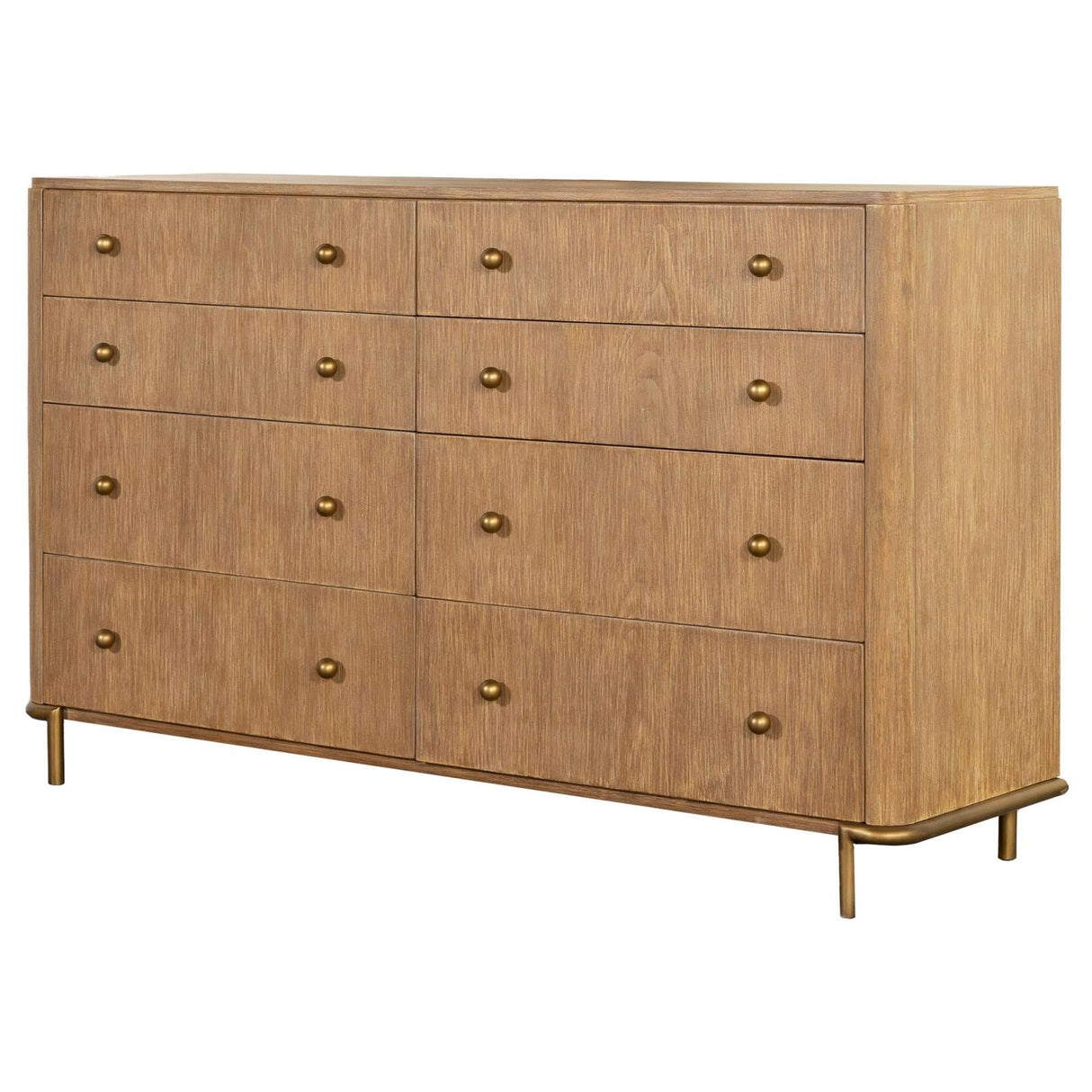 Arini Sand Wash 8-Drawer Dresser