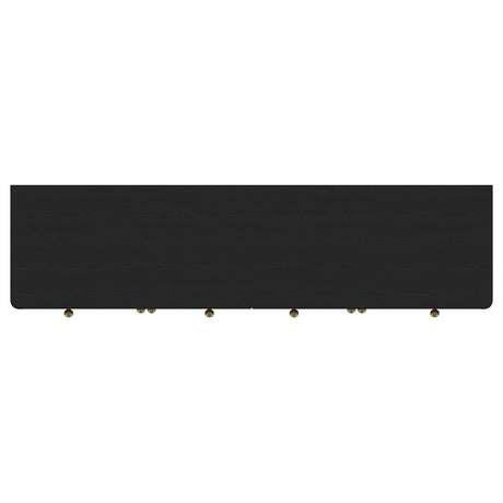 Arini Black 2-Drawer Cane Door Dining Sideboard Server by Coaster at Eve Furniture