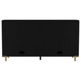 Arini Black 2-Drawer Cane Door Dining Sideboard Server by Coaster at Eve Furniture