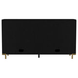 Arini Black 2-Drawer Cane Door Dining Sideboard Server by Coaster at Eve Furniture