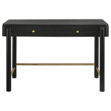 Arini Black 2-drawer Vanity Desk Makeup Table Black by Coaster at Eve Furniture