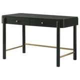 Arini Black 2-drawer Vanity Desk Makeup Table Black by Coaster at Eve Furniture
