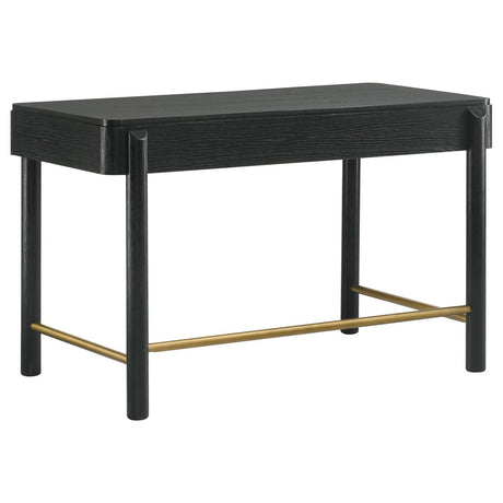 Arini Black 2-drawer Vanity Desk Makeup Table Black by Coaster at Eve Furniture