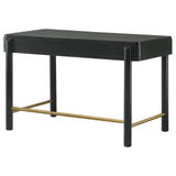 Arini Black 2-drawer Vanity Desk Makeup Table Black by Coaster at Eve Furniture
