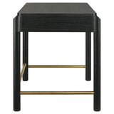 Arini Black 2-drawer Vanity Desk Makeup Table Black by Coaster at Eve Furniture