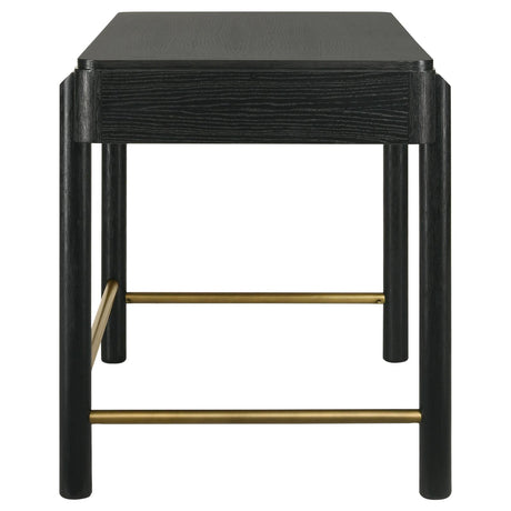 Arini Black 2-drawer Vanity Desk Makeup Table Black by Coaster at Eve Furniture