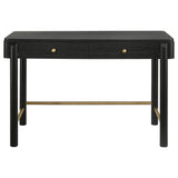 Arini Black 2-piece Makeup Vanity Table and Mirror Set by Coaster at Eve Furniture