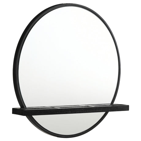 Arini Black 2-piece Makeup Vanity Table and Mirror Set by Coaster at Eve Furniture