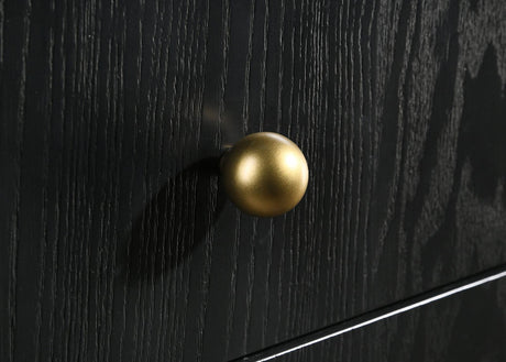 Arini Black 3-drawer Nightstand Bedside Table with USB Outlet by Coaster at Eve Furniture