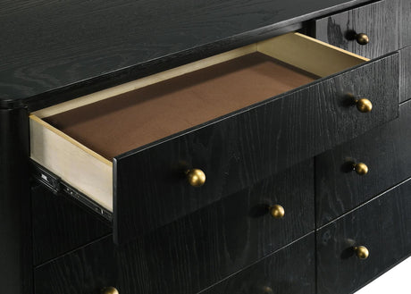 Arini Black 8-drawer Bedroom Dresser by Coaster at Eve Furniture