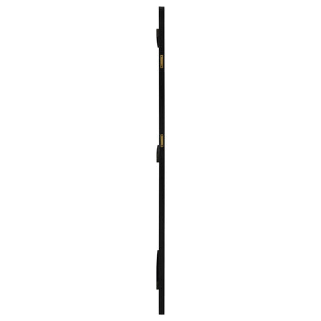 Arini Black Cane Weave Full Length Standing Floor Mirror by Coaster at Eve Furniture