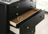 Arini Black/Grey 4-Piece Queen Bedroom Set by Coaster at Eve Furniture