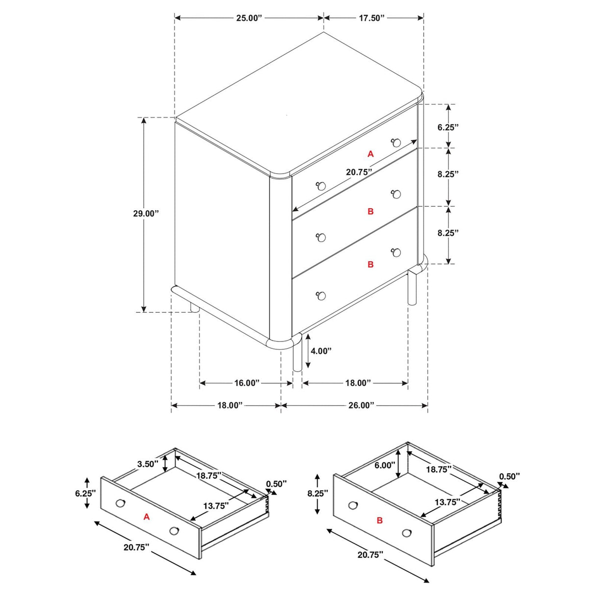 Arini Black/Grey 4-Piece Queen Bedroom Set by Coaster at Eve Furniture