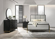 Arini Black/Grey 4-Piece Queen Bedroom Set by Coaster at Eve Furniture