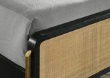 Arini Black/Natural 5-Piece Queen Bedroom Set by Coaster at Eve Furniture