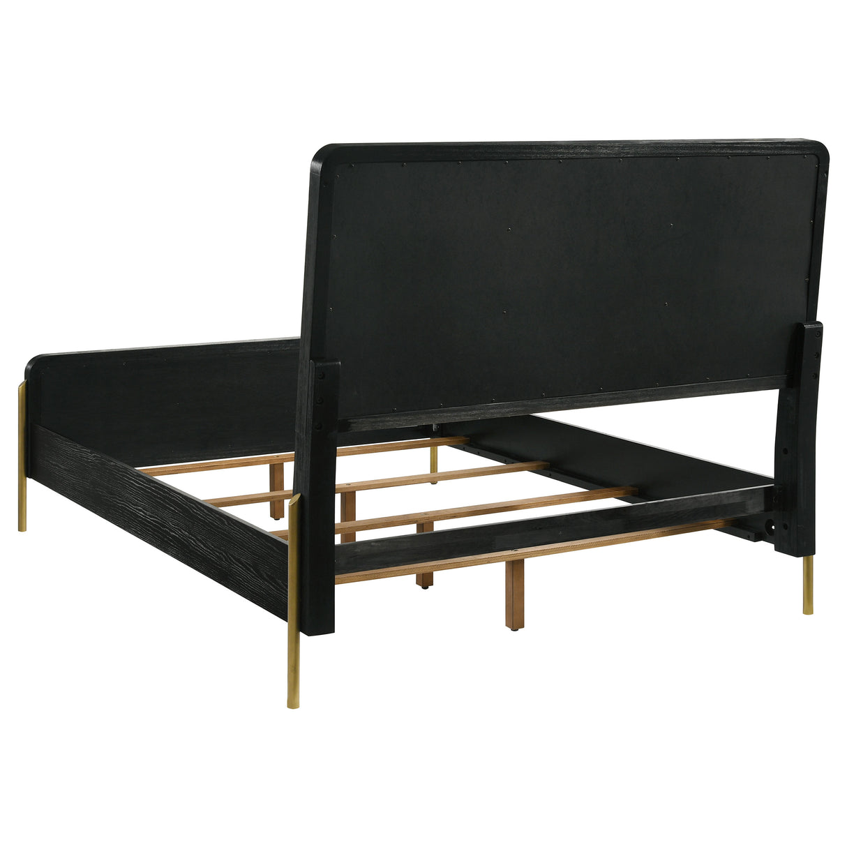 Arini Cream and Black 4-Piece Eastern King Bedroom Set by Coaster at Eve Furniture