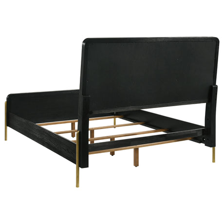Arini Cream and Black 4-Piece Queen Bedroom Set by Coaster at Eve Furniture