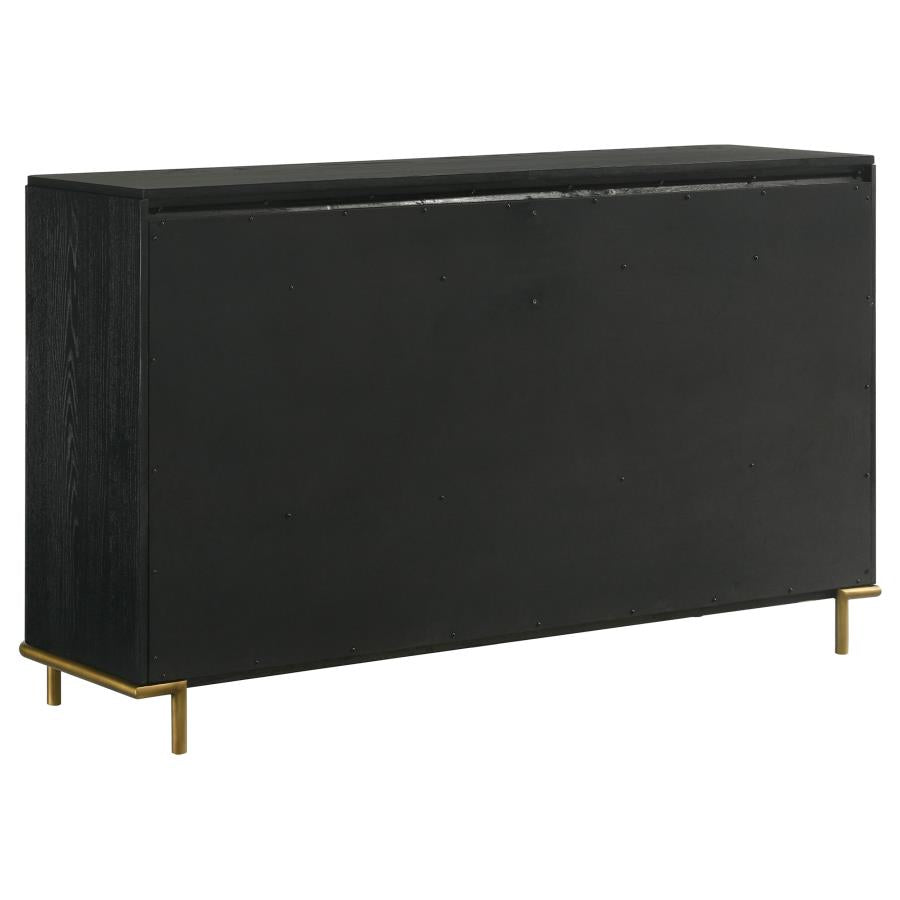 Arini Cream and Black 4-piece Queen Bedroom Set by Coaster at Eve Furniture