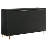 Arini Cream and Black 5-iece Eastern King Bedroom Set by Coaster at Eve Furniture