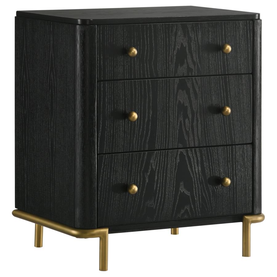 Arini Cream and Black 5-piece Queen Bedroom Set by Coaster at Eve Furniture