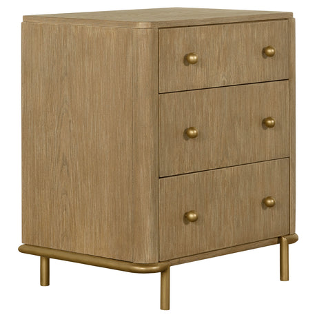 Arini Cream and Sand Wash 4-Piece Eastern King Bedroom Set by Coaster at Eve Furniture