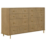 Arini Cream and Sand Wash 4-Piece Eastern King Bedroom Set by Coaster at Eve Furniture