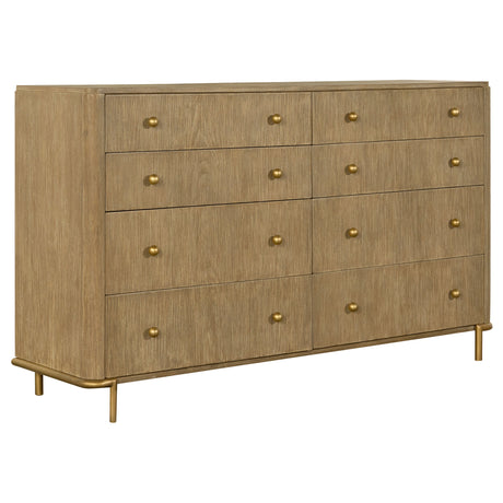 Arini Cream and Sand Wash 4-Piece Eastern King Bedroom Set by Coaster at Eve Furniture