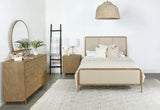 Arini Cream and Sand Wash 4-piece Queen Bedroom Set by Coaster at Eve Furniture