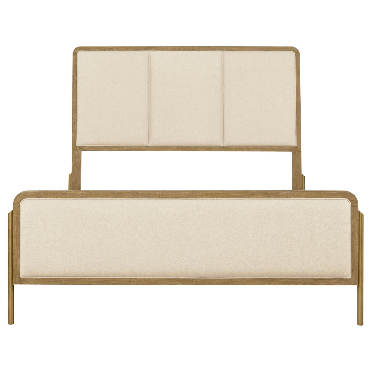 Arini Cream and Sand Wash Eastern King Panel Bed by Coaster at Eve Furniture