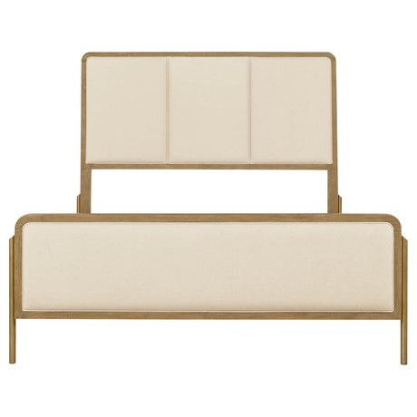 Arini Cream and Sand Wash Eastern King Panel Bed by Coaster at Eve Furniture
