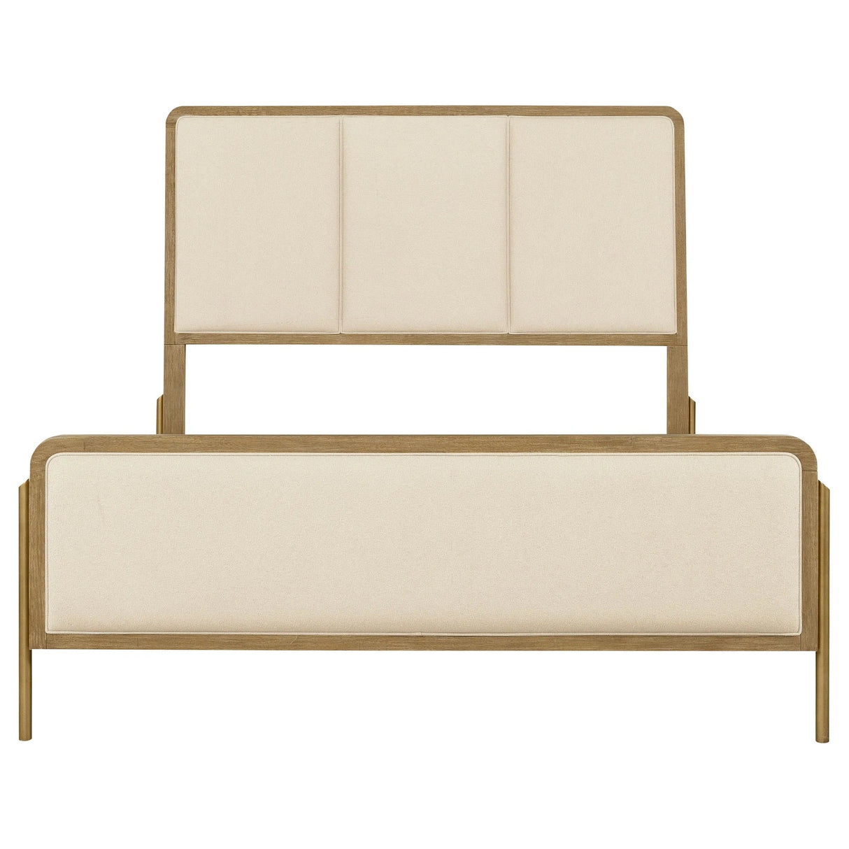 Arini Cream and Sand Wash Queen Panel Bed by Coaster at Eve Furniture