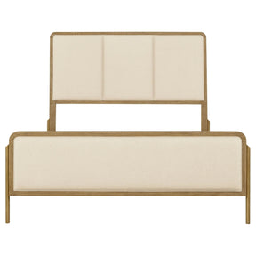Arini Cream and Sand Wash Queen Panel Bed by Coaster at Eve Furniture