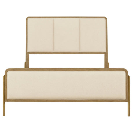 Arini Cream and Sand Wash Queen Panel Bed by Coaster at Eve Furniture