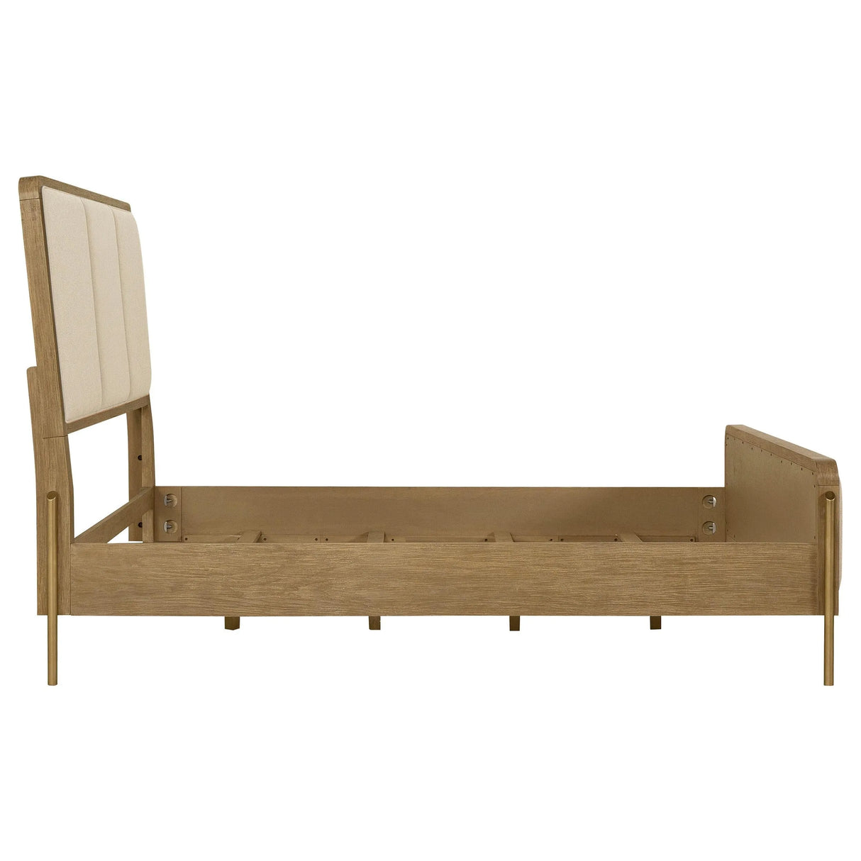 Arini Cream and Sand Wash Queen Panel Bed by Coaster at Eve Furniture