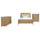 Arini Sand Cane Wash And Natural 3-Piece Queen Bedroom Set by Coaster at Eve Furniture