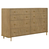 Arini Sand Cane Wash And Natural 3-Piece Queen Bedroom Set by Coaster at Eve Furniture