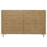 Arini Sand Cane Wash And Natural 3-Piece Queen Bedroom Set by Coaster at Eve Furniture